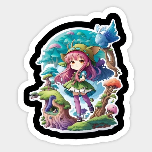 Chibi Adventurer Girl Sticker by JapKo